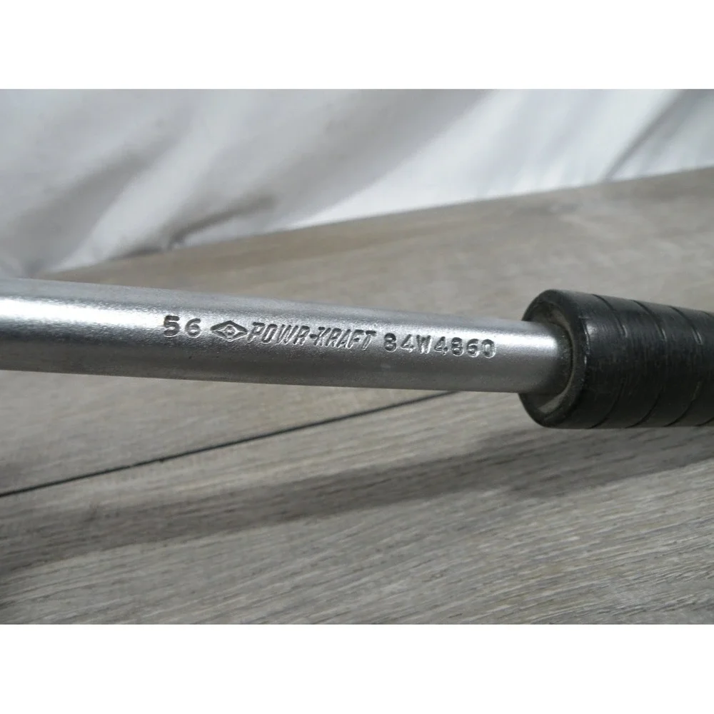 Powr-Kraft 4360 3/4 Drive Ratchet Wrench 12 in Black Grip Steel Hand Tool